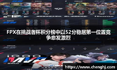 FPX在挑战者杯积分榜中以52分稳居第一位置竞争愈发激烈